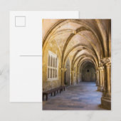 Kathedrale Kloster Hallway Postkarte (Vorne/Hinten)