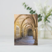 Kathedrale Kloster Hallway Postkarte (Stehend Vorderseite)
