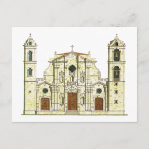 Kathedrale La Habana. Kuba Postkarte