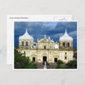 Kathedrale León Postkarte (Vorne/Hinten)