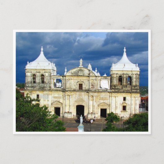 Kathedrale León Postkarte (Vorderseite)