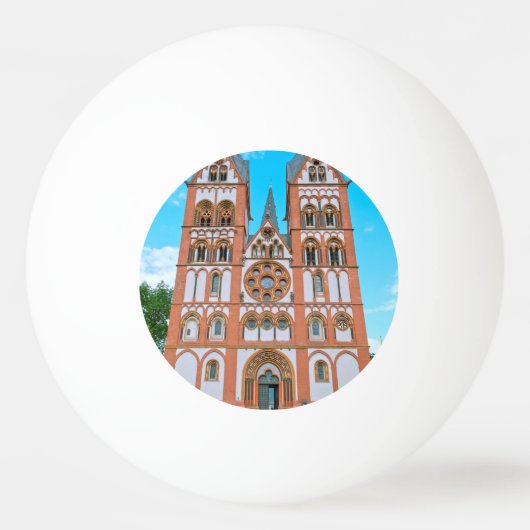 Kathedrale Limburg Tischtennisball (Vorderseite)