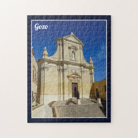 Kathedrale Mariä Himmelfahrt Cittadella Gozo Malta Puzzle (Vertikal)