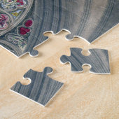 Kathedrale mit verkleideten Glasfenstern Puzzle (Seite)