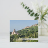 Kathedrale Montepulciano und Bar Postkarte (Stehend Vorderseite)
