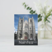 Kathedrale Nantes Postkarte (Stehend Vorderseite)