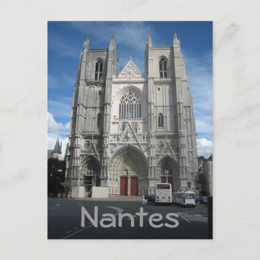 Kathedrale Nantes Postkarte (Vorderseite)