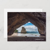 Kathedrale, Neuseeländisches Meeresschutzgebiet Feiertagspostkarte (Vorne/Hinten)