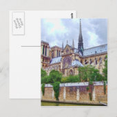 Kathedrale Notre-Dame 2 Postkarte (Vorne/Hinten)