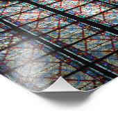 Kathedrale Notre Dame aus festem Glas Fotodruck (Ecke)