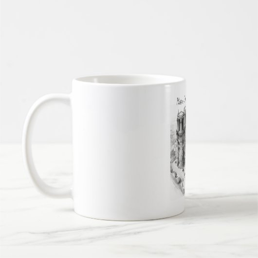 Kathedrale Notre-Dame de Paris, Frankreich Kaffeetasse (Links)