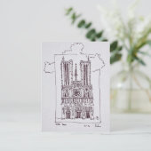 Kathedrale Notre-Dame de Paris | Ille de la Cite Postkarte (Stehend Vorderseite)