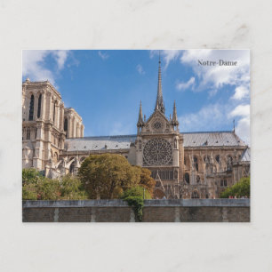 Kathedrale Notre-Dame Feiertagspostkarte