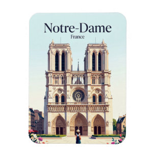 Kathedrale Notre-Dame Frankreich Magnet