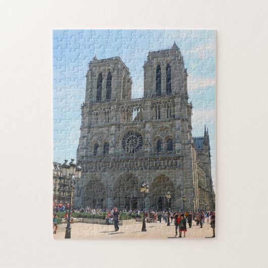 Kathedrale Notre Dame in Paris Puzzle (Vertikal)