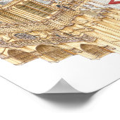 Kathedrale Notre-Dame. Paris Frankreich Poster (Ecke)