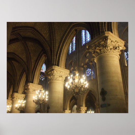 Kathedrale Notre Dame, Paris, Frankreich Poster (Vorne)