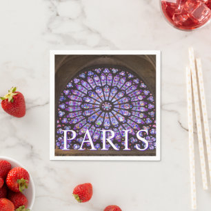 Kathedrale Notre Dame Paris, Frankreich Serviette