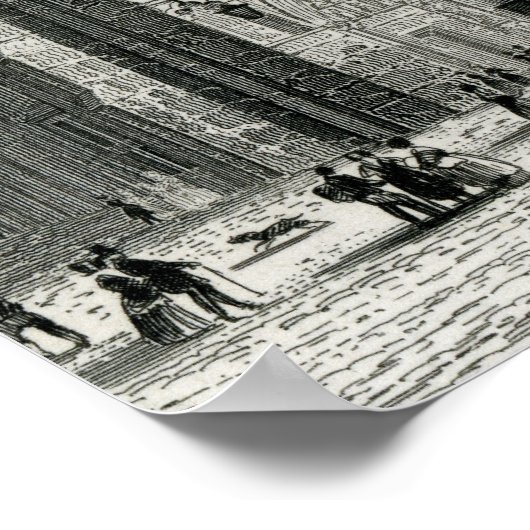 Kathedrale Notre Dame, Paris Poster (Ecke)