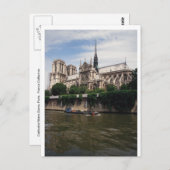Kathedrale Notre-Dame, Paris Postkarte (Vorne/Hinten)