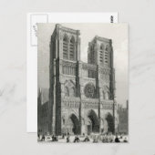 Kathedrale Notre Dame, Paris Postkarte (Vorne/Hinten)