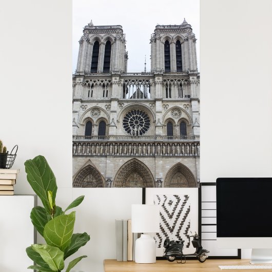 Kathedrale Notre Dame Poster (Heimbüro)