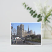 Kathedrale Notre-Dame Postkarte (Stehend Vorderseite)