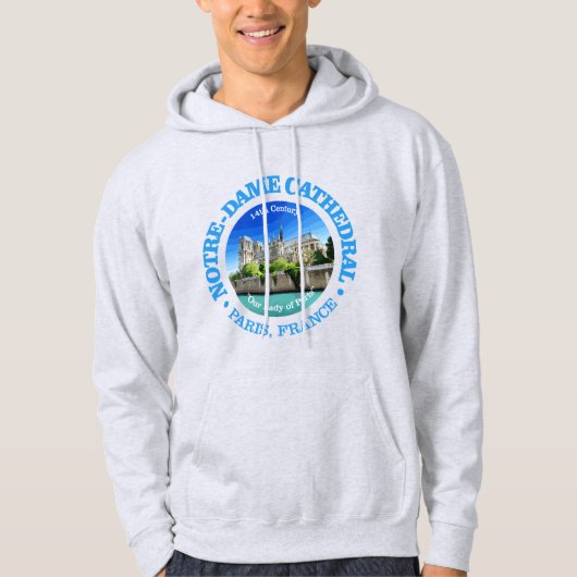 Kathedrale Notre Dame (rd) Hoodie (Vorderseite)