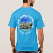 Kathedrale Notre Dame (rd) T-Shirt (Rückseite)