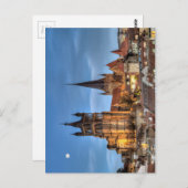 Kathedrale Notre Dame von Lausanne, Schweiz, HDR. Postkarte (Vorne/Hinten)