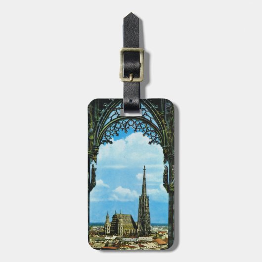 Kathedrale Österreichs, Wien, St Stephen Gepäckanhänger (Vorderseite vertikal)