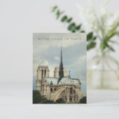Kathedrale Paris Notre Dame Postkarte (Stehend Vorderseite)