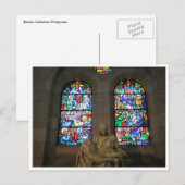 Kathedrale Postkarte (Vorne/Hinten)