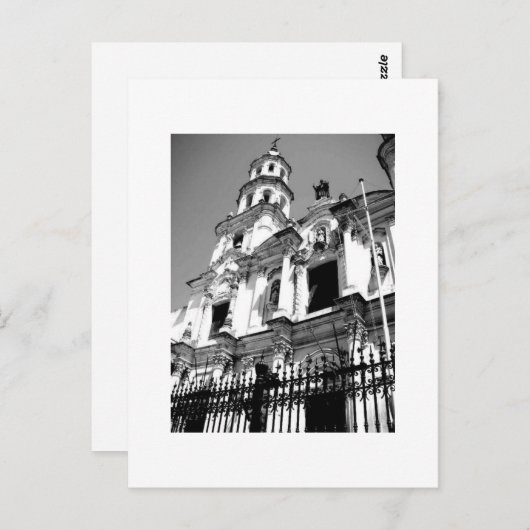 Kathedrale Postkarte (Vorne/Hinten)