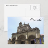 Kathedrale Postkarte (Vorne/Hinten)