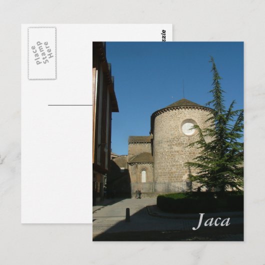 Kathedrale Postkarte (Vorne/Hinten)