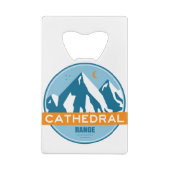 Kathedrale Range California Geldbeutel Flaschenöffner (Rückseite)