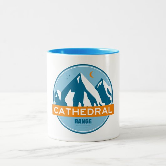 Kathedrale Range California Zweifarbige Tasse (Mittel)