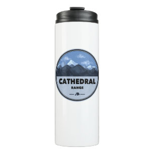 Kathedrale Range Kalifornien Camping Thermosbecher