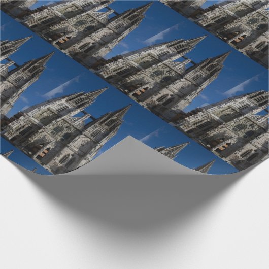 Kathedrale Regensburg Geschenkpapier (Ecke)