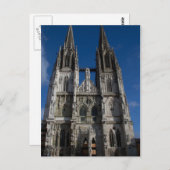 Kathedrale Regensburg Postkarte (Vorne/Hinten)