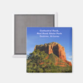 Kathedrale Rock, Arizona Magnet (Vorderseite/Rückseite)
