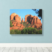 Kathedrale Rock in Sedona Arizona Leinwanddruck (Insitu (Holzboden))