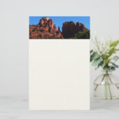 Kathedrale Rock in Sedona Briefpapier (Stehend Vorderseite)