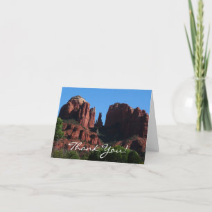 Kathedrale Rock in Sedona Dankeskarte