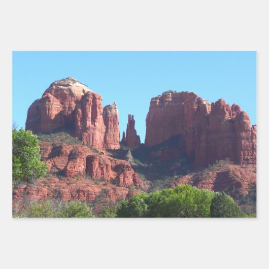 Kathedrale Rock in Sedona Geschenkpapier Set (Vorderseite)