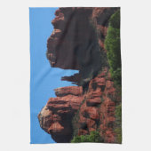 Kathedrale Rock in Sedona Geschirrtuch (Vertikal)