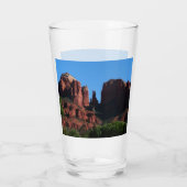 Kathedrale Rock in Sedona Glas (Rückseite)