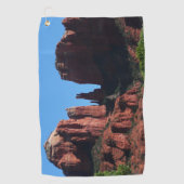 Kathedrale Rock in Sedona Golfhandtuch (Vorderseite)