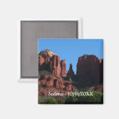 Kathedrale Rock in Sedona Magnet (Vorderseite/Rückseite)